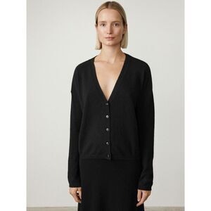 Lisa Yang Cashmere The Abby Cardigan black size 0/XS